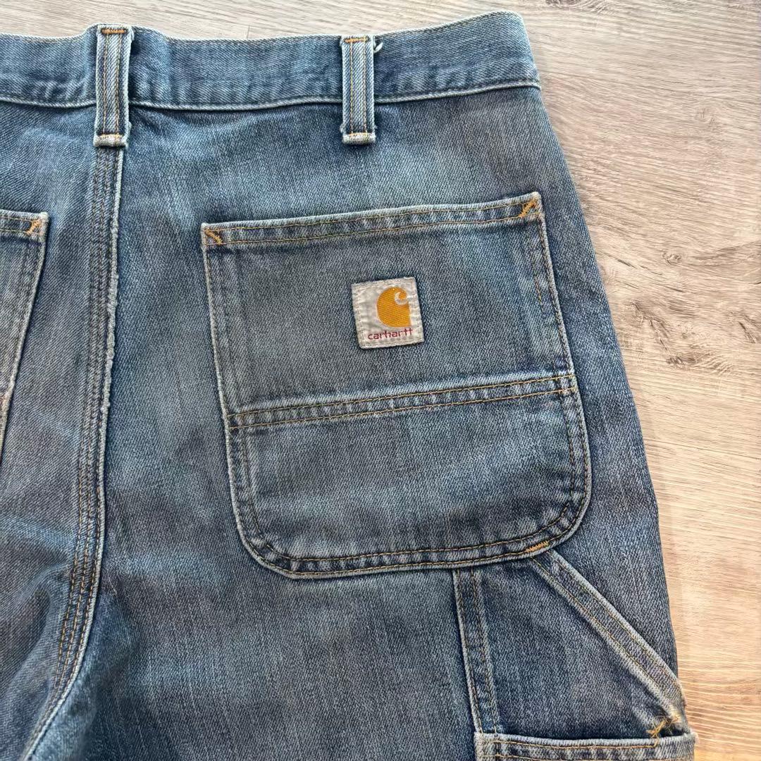 Carhartt】ダブルニー デニム フェード良好 ゴールデンサイズ#501