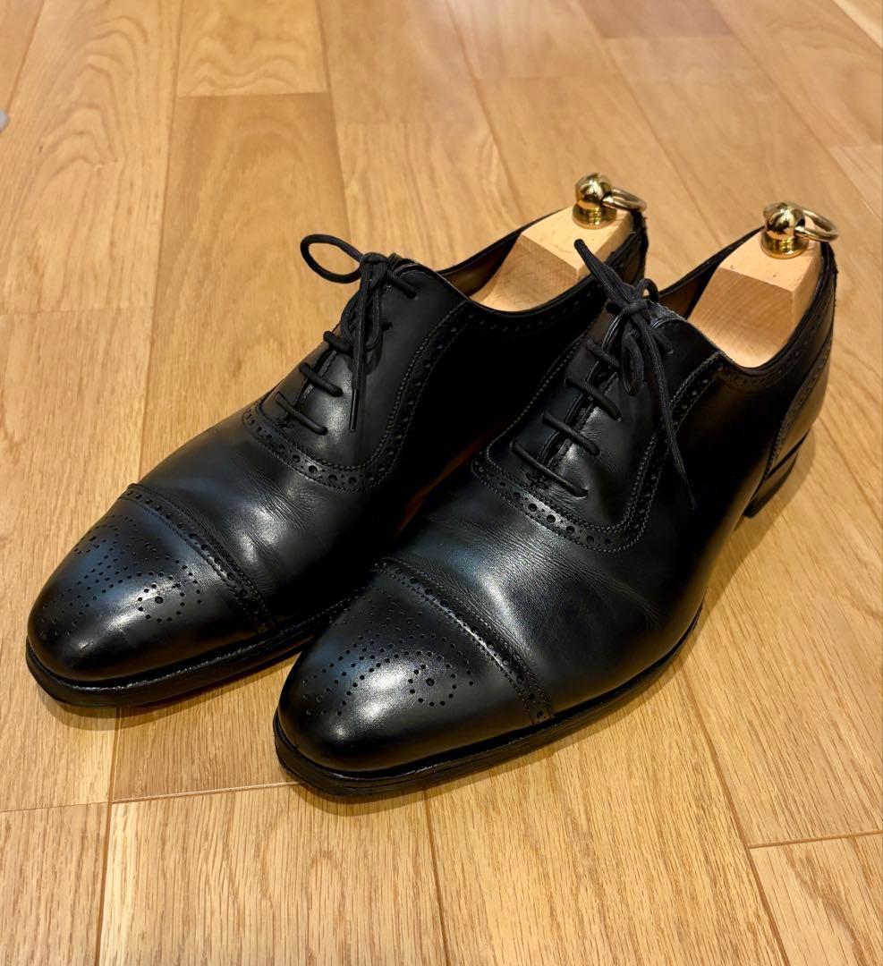 クロケット＆ジョーンズ ALBION 黒 6 1/2 E CROCKETT＆JONES】クロケット＆ジョーンズ Albion ハンドグレード