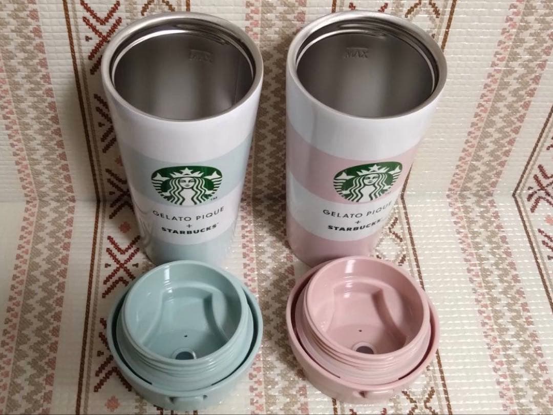 スタバ ジェラピケ コラボ ステンレス ボトル タンブラー 水筒 - メルカリ