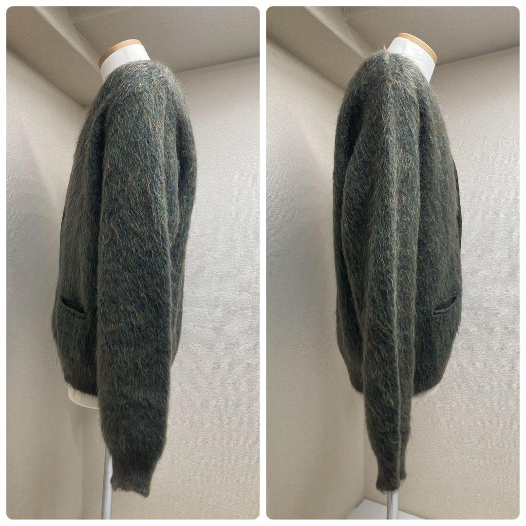 美品☆毛足長☆肉厚☆XL☆60s Sears ヴィンテージモヘアカーディガン