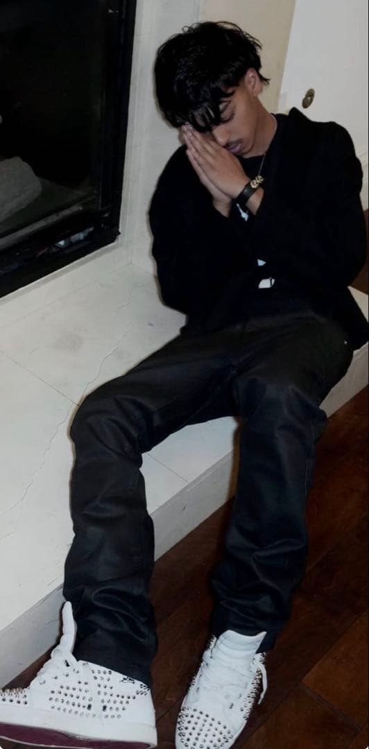 goar.archive strapped straight oil pants - メルカリ