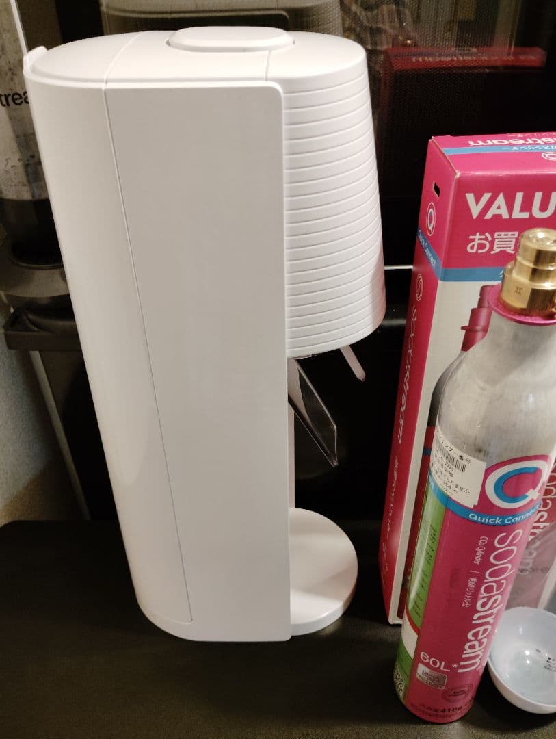 sodastream ソーダストリーム テラ 未使用ガスシリンダー2本つき