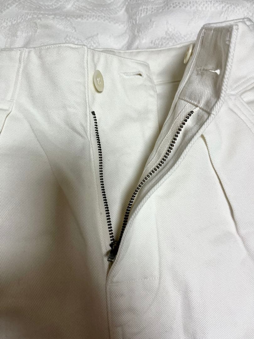 佐々さま専用 MHL. SOFT COTTON DRILL チノパン 白 - メルカリ