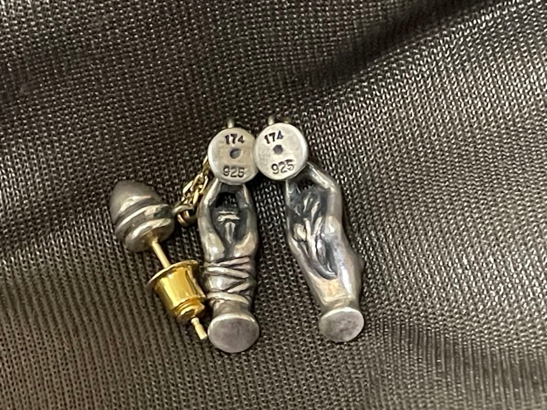 フロワティエドール【罪と罰】Froid Tiedeur 925 18K ピアス