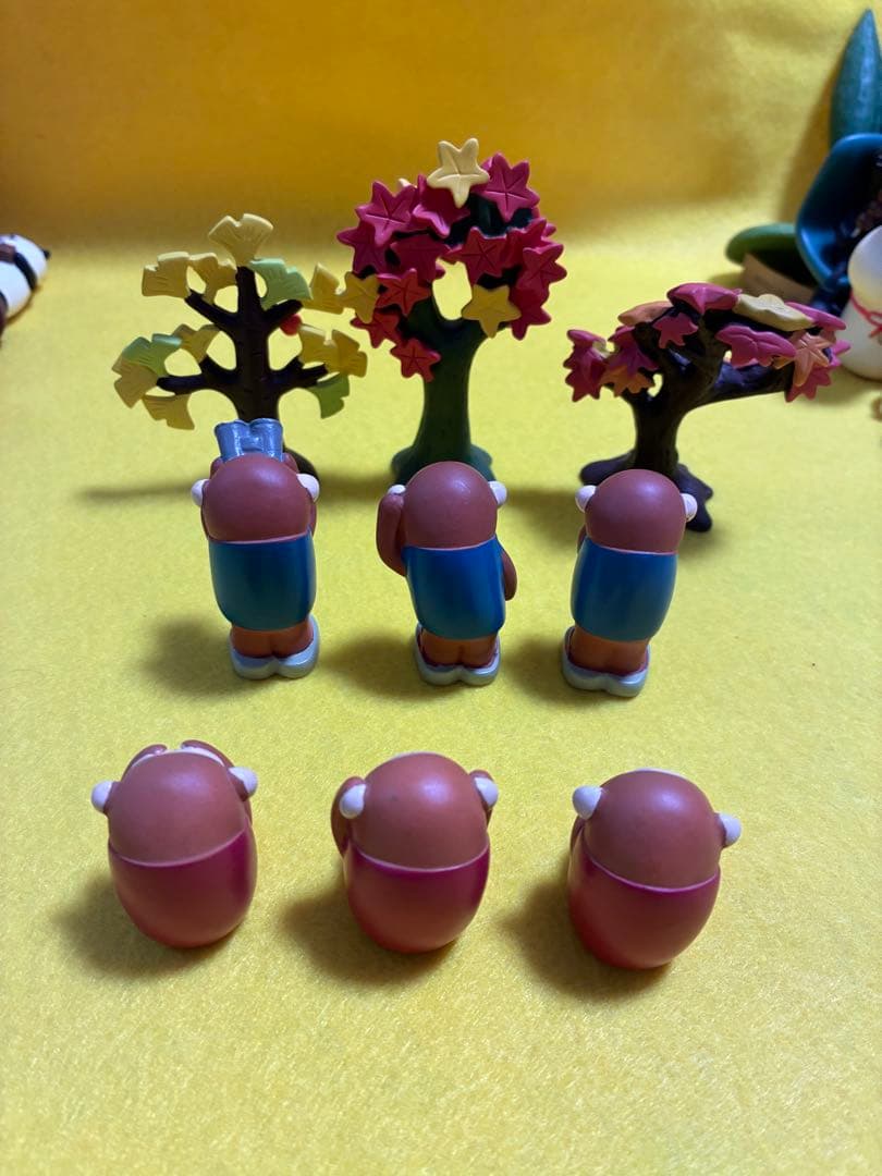 コンコンブル 三猿 ポジティブ三猿 イチョウ もみじ 朝顔等 38点＋