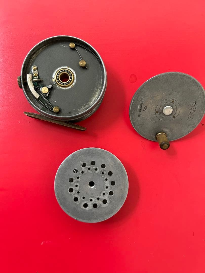 アンティーク　HARDY THE \"PERFECT\" 3 ⅛フライリール　英国製