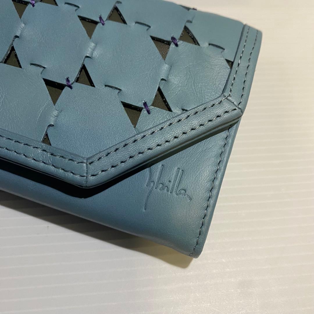 未使用】SYBILLA ムーチョ かぶせ長財布 ブルー 現行品 シビラ(Sybilla