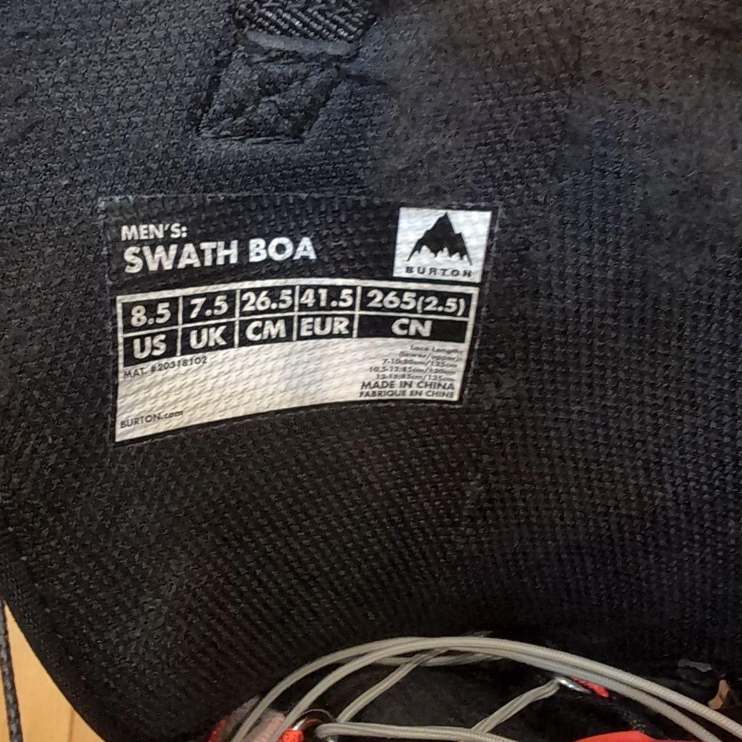 スノーボード BURTON SWATH 26.5cm