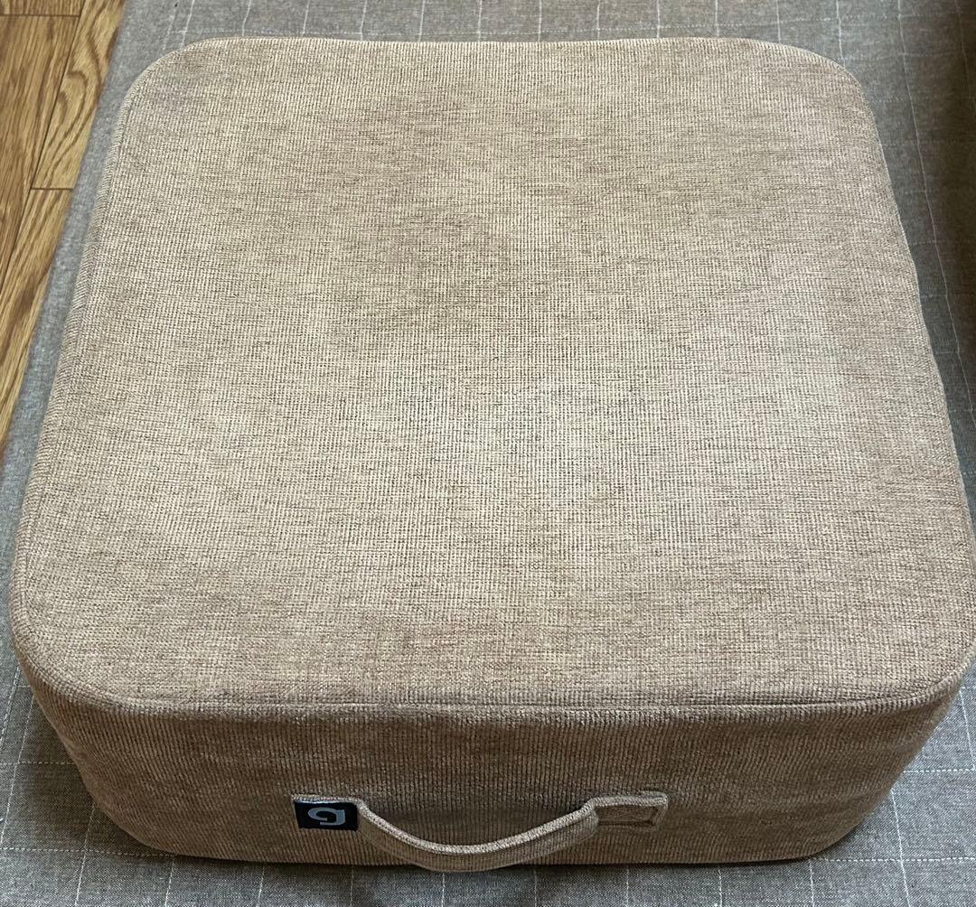 ジムテリア シェイプキューブ トランポリン クッション カカオブラウン