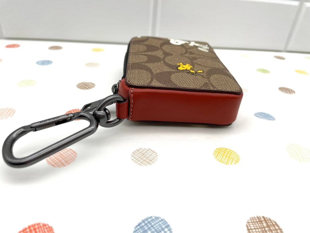 ☆新品未使用☆ COACH コーチ Lジップ カード ケーススヌーピー 財布
