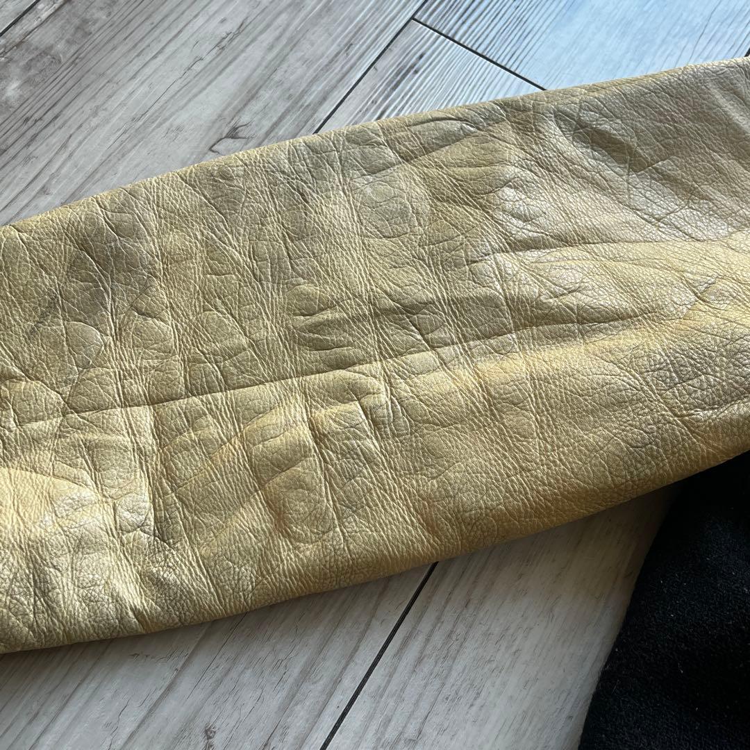 80s~ schott 袖革ウール スタジャン XXL