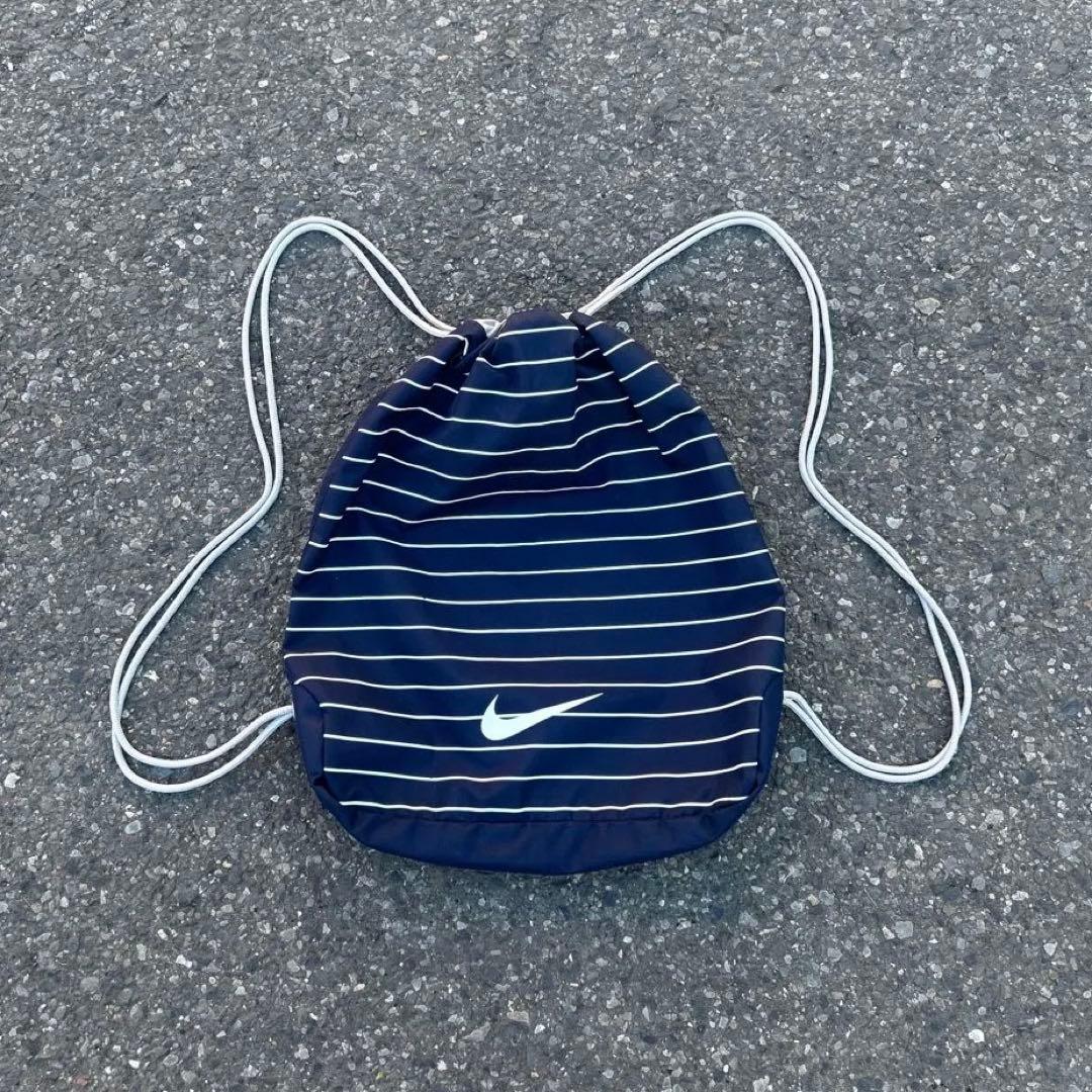 NIKE 00s 90s ナップサック y2k archive テック ボーダー - メルカリ