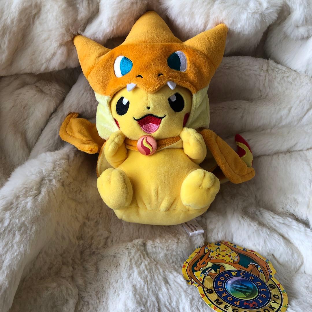 ポケモンセンター　メガトーキョーのピカチュウ 限定ver　ぬいぐるみ Amazon.co.jp: マスコット ポケモンセンターメガトウキョーの
