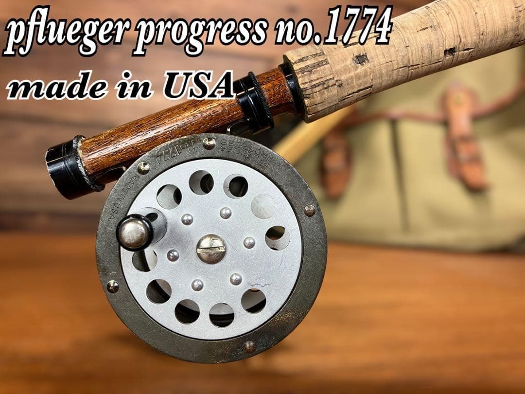 USA製　ヴィンテージ フライリール　真鍮×アルミ　fly reel IMG_1324.jpg