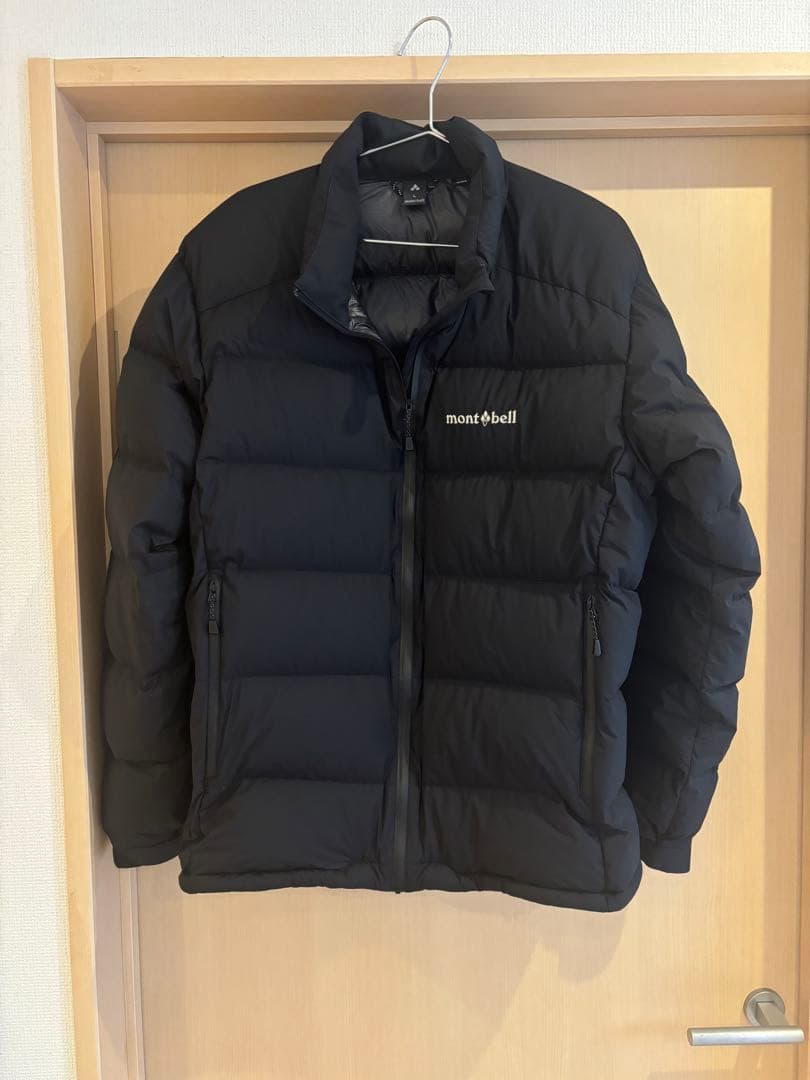 モンベル】パーマフロストライトダウンジャケット 黒 Lサイズ 1101626