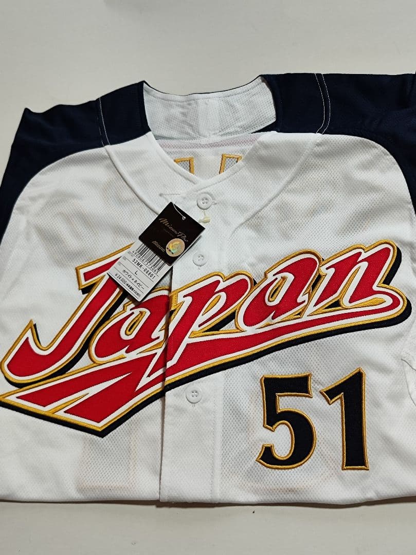 イチロー WBC 日本代表 2006年 侍ジャパン ユニフォーム 51番 ミズノ