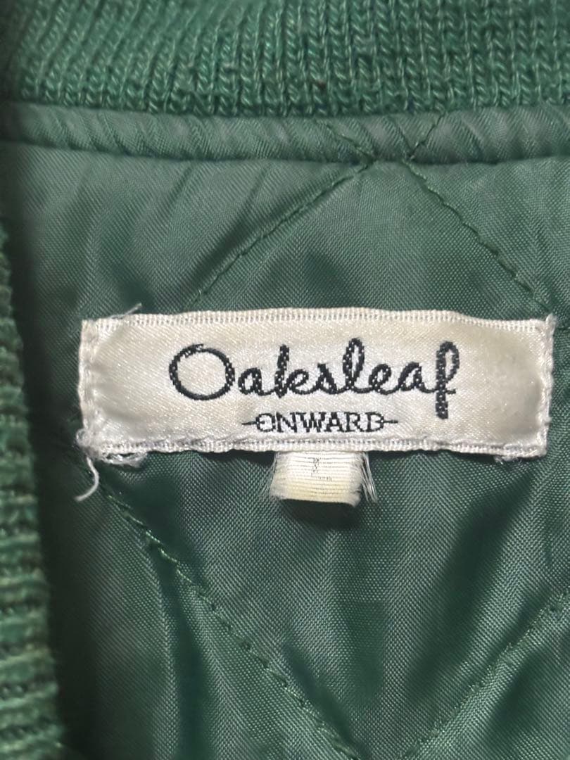 希少 モスバーガー スタジャン 非売品 モスグリーン ウール オンワード