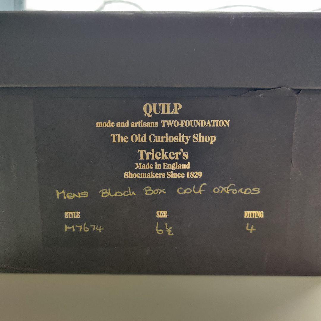 さ*す様 革靴 プレーントゥ UK6.5 Quilp by Tricker's - メルカリ