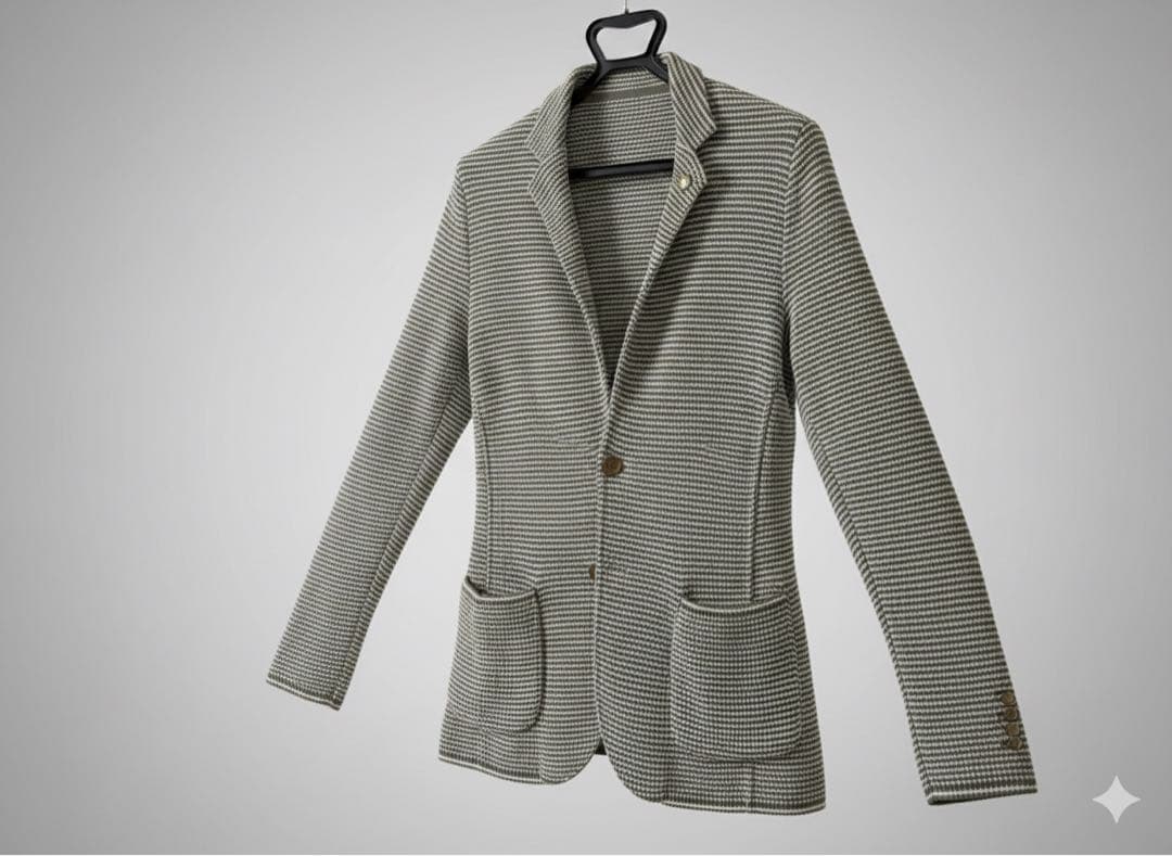 LARDINI ストライプ柄 テーラードジャケット - メルカリ