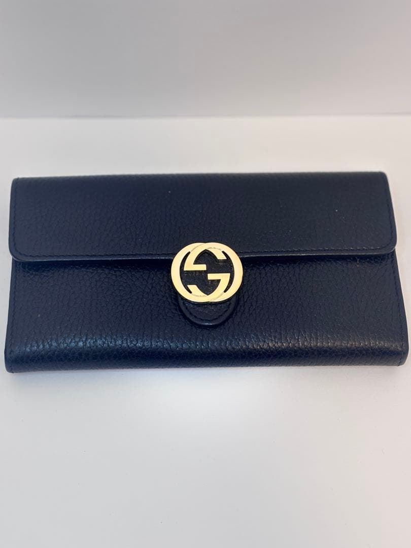 【正規品】Gucci ブラックレザー 長財布 楽天市場】GUCCI 244946-F40IR-1000グッチ ホック長財布キャンバス