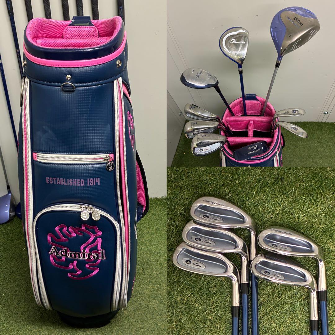 レディースゴルフクラブセット【ADMIRAL】【Wilson】 Wilson（ウイルソン） レディース Tiara Niino クラブ8本セット ゴルフ
