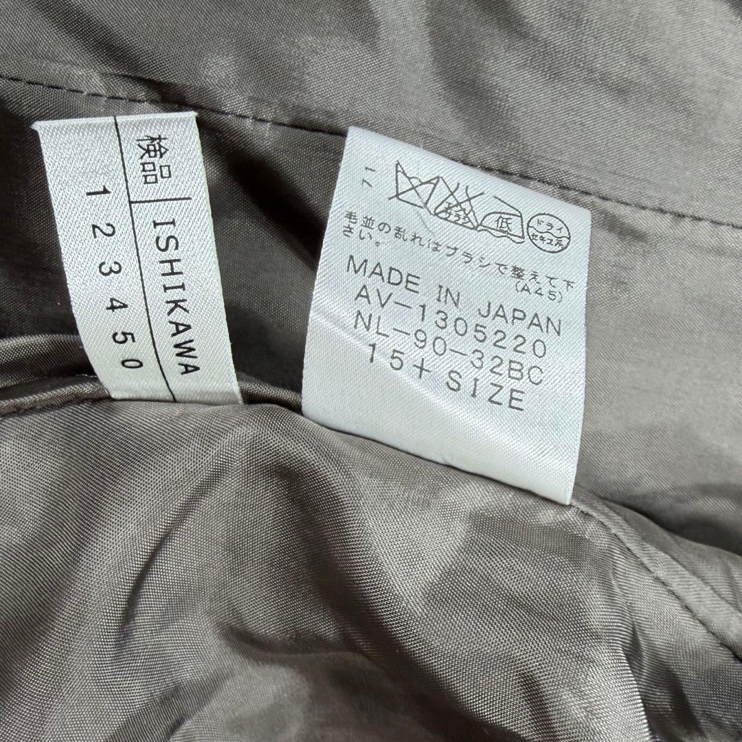 レリアン 大きい XXL カシミヤ100％ ロロピアーナ ミドルコート女優襟