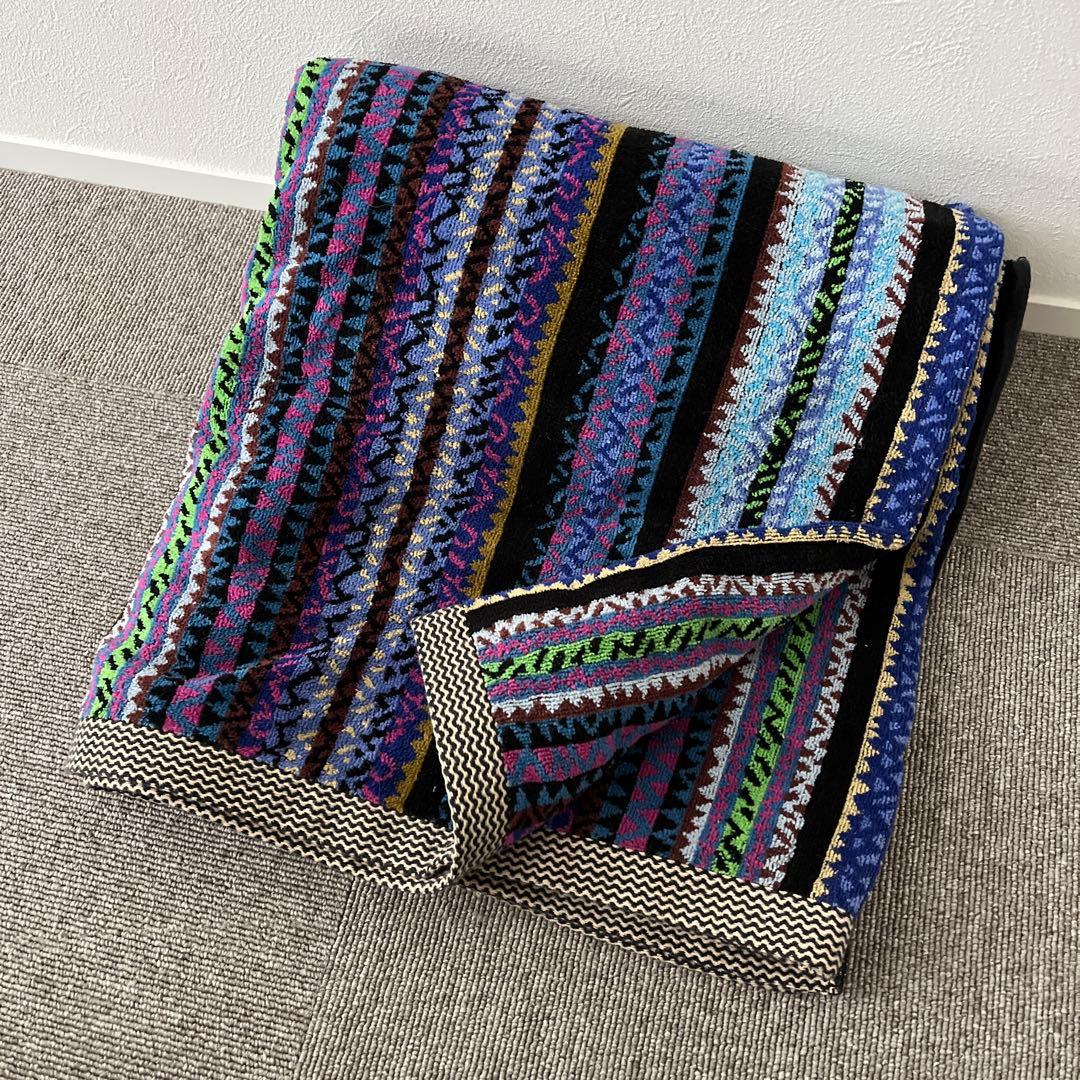 MISSONI】ミッソーニ タオルケット✨ストリシア柄 - メルカリ
