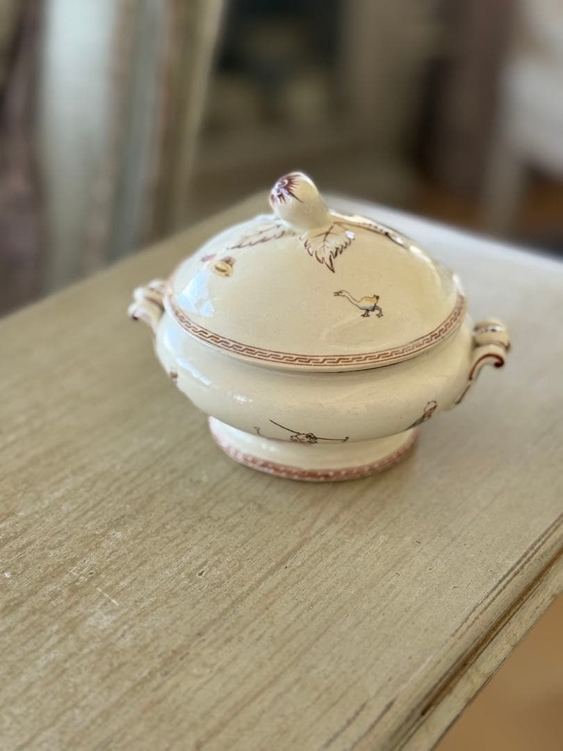 フランスアンティークサラグミンヌケイトグリーナウェイ小さなディ