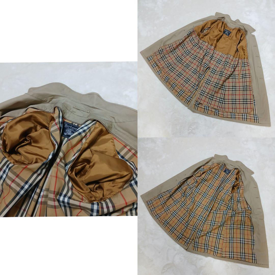 Burberrys ライナー付ギャバジンステンカラーコート 裏地ノバチェック