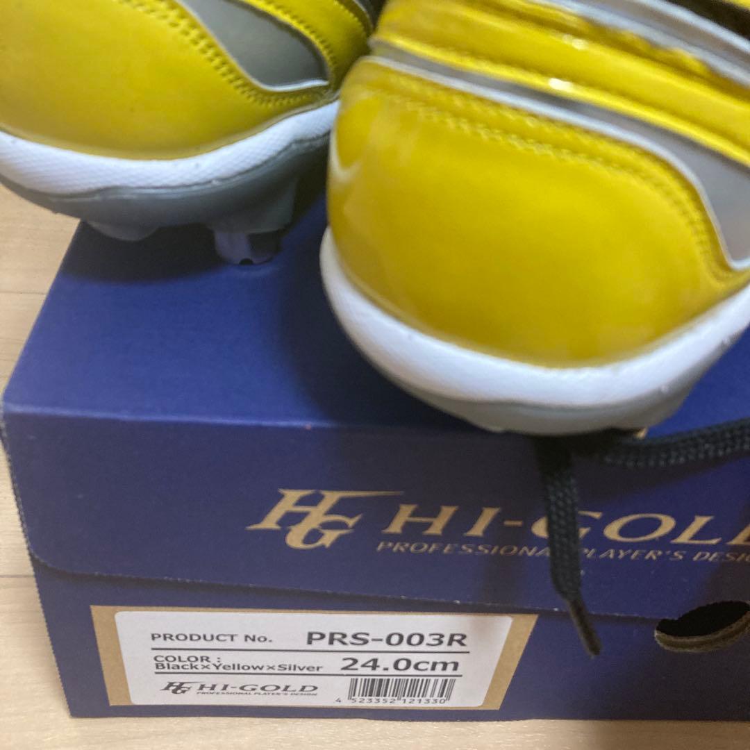 HI-GOLD PRS-003R スパイクシューズ 24.0cm 日本製