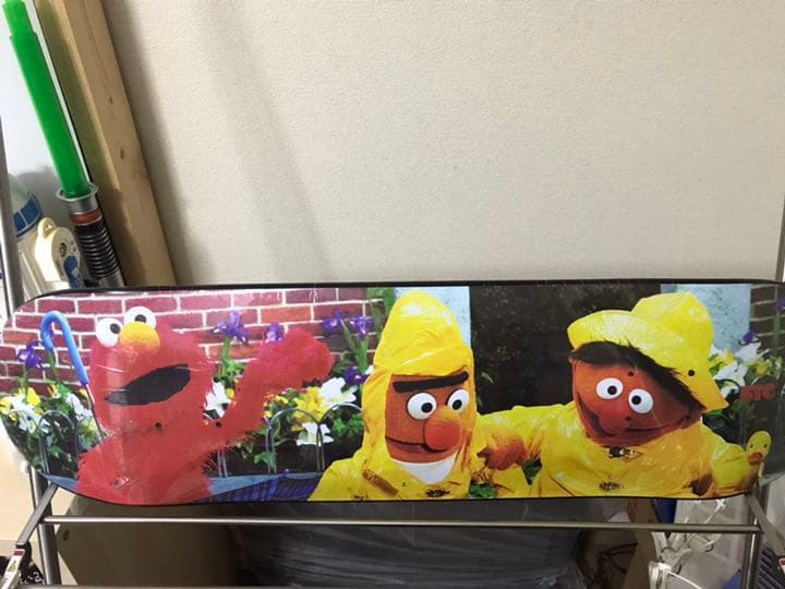 セサミストリート スケートボードデッキ FTC