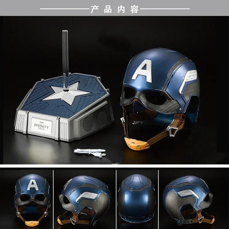 公式 キャプテン・アメリカ ヘルメット マスク コスプレ フィギュア