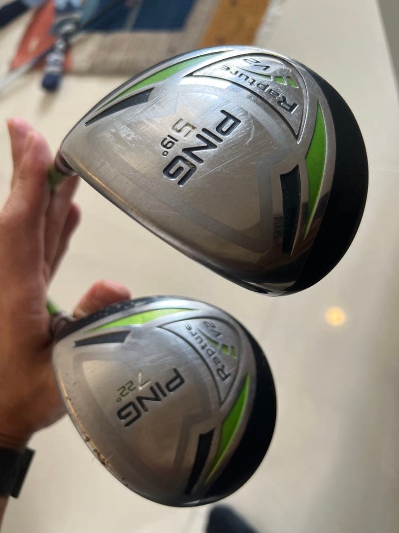 ブリーフィングbriefingゴルフバッグ オリーブ ドライバーなどのクラブ一式