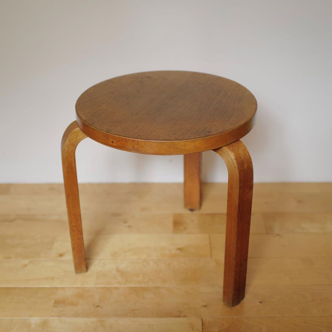 【レア】低座タイプ1940s-50sスツール60 AlvarAaltoビンテージ Alvar Aalto スツール 60 | 北欧家具 haluta