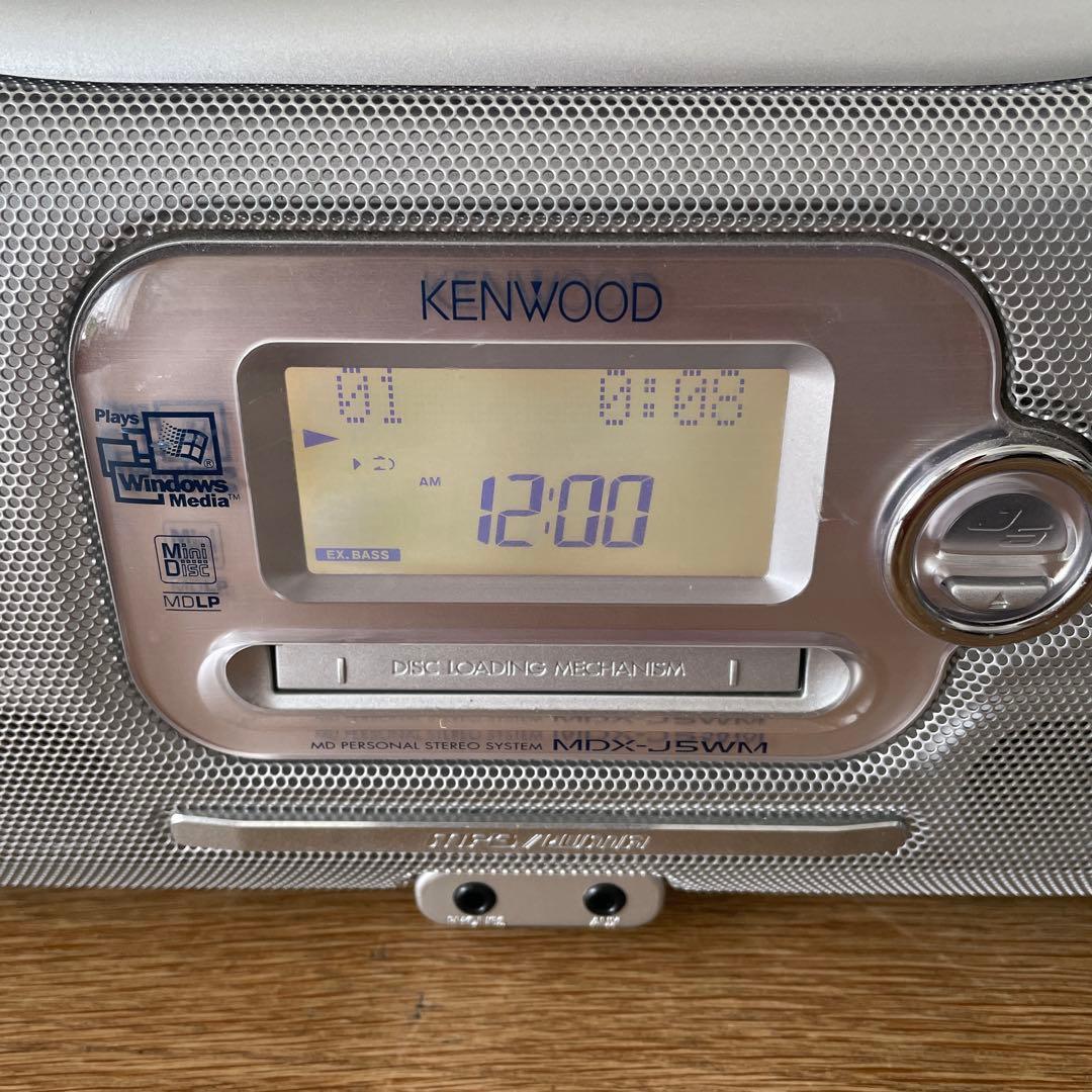 ケンウッド KENWOOD MDX-J5WM CDデッキ MDラジカセ カセット - メルカリ