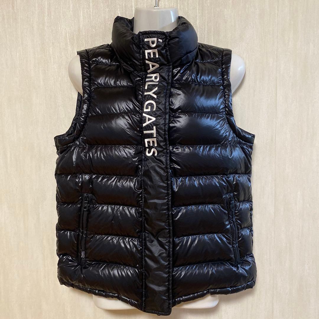 PEARLY GATES ブラックダウンジャケット サイズ1 レディース - メルカリ