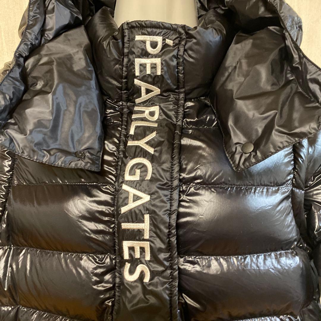 PEARLY GATES ブラックダウンジャケット サイズ1 レディース - メルカリ