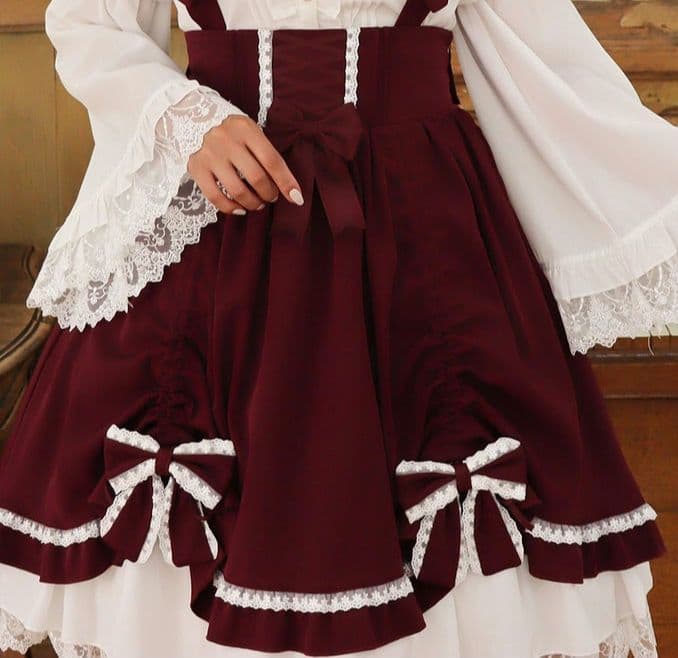 Amavel Secret macaron スカート ボルドー アマベル - メルカリ