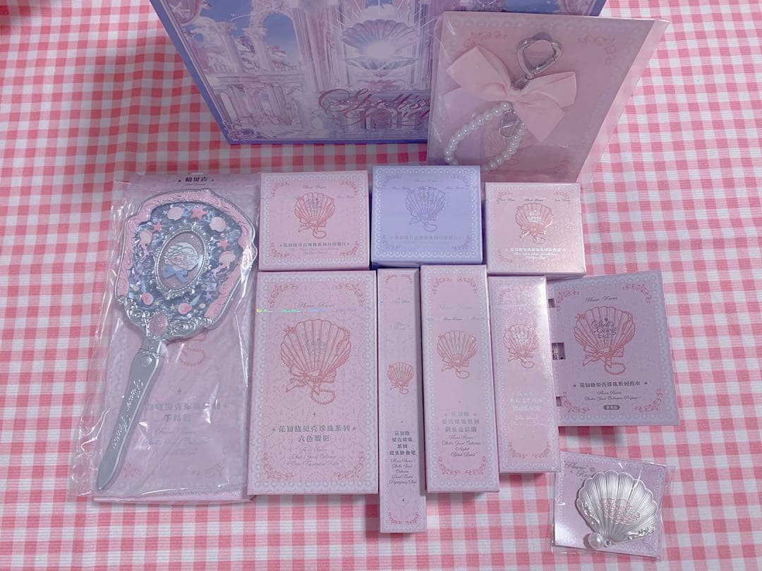 フラワーノーズ シェルズジュエル コレクション ピンク豪華セット（11点）