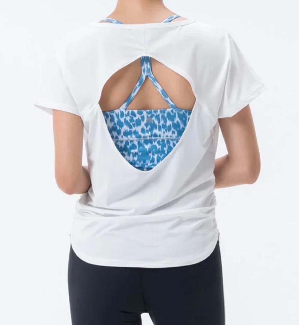 SUKALA レオパードプリントセパレートトップス M ホワイトブルーレオパード