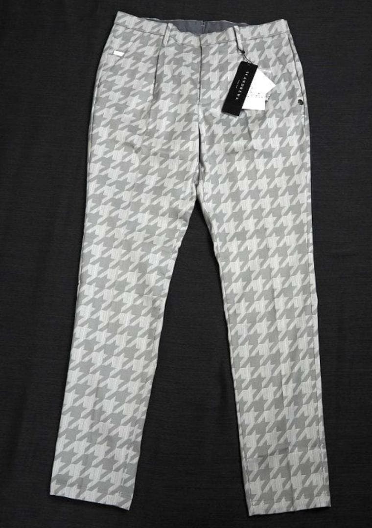 新品 セントアンドリュース ラメジャガード パンツ 定価39600円 灰 M