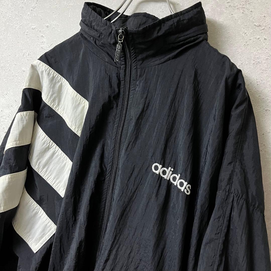 専用！90sアディダスadidasナイロンジャケビッグロゴ銀タグ万国旗タグ