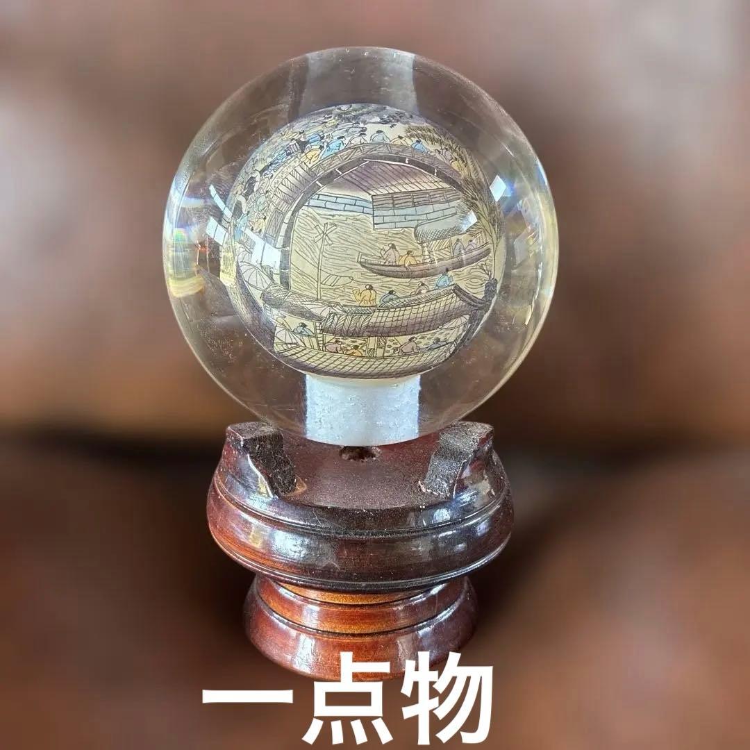 風景 スノードーム 木製ベース 約10cm shesay スノードーム フォレスト | Zakka so-la