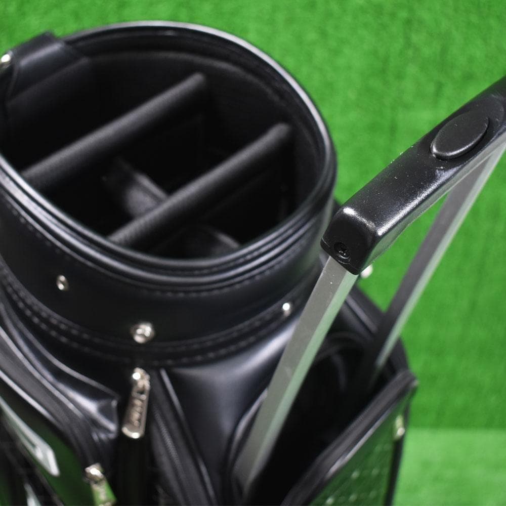 PGM GOLF/ゴルフ キャリー付 キャディバッグ【ブラック】展示品