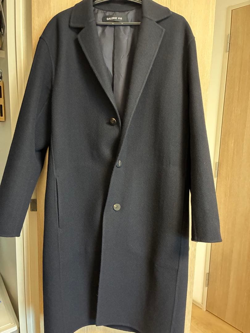 トゥモローランド ギャルリーヴィー メルトン ネイビー ウール