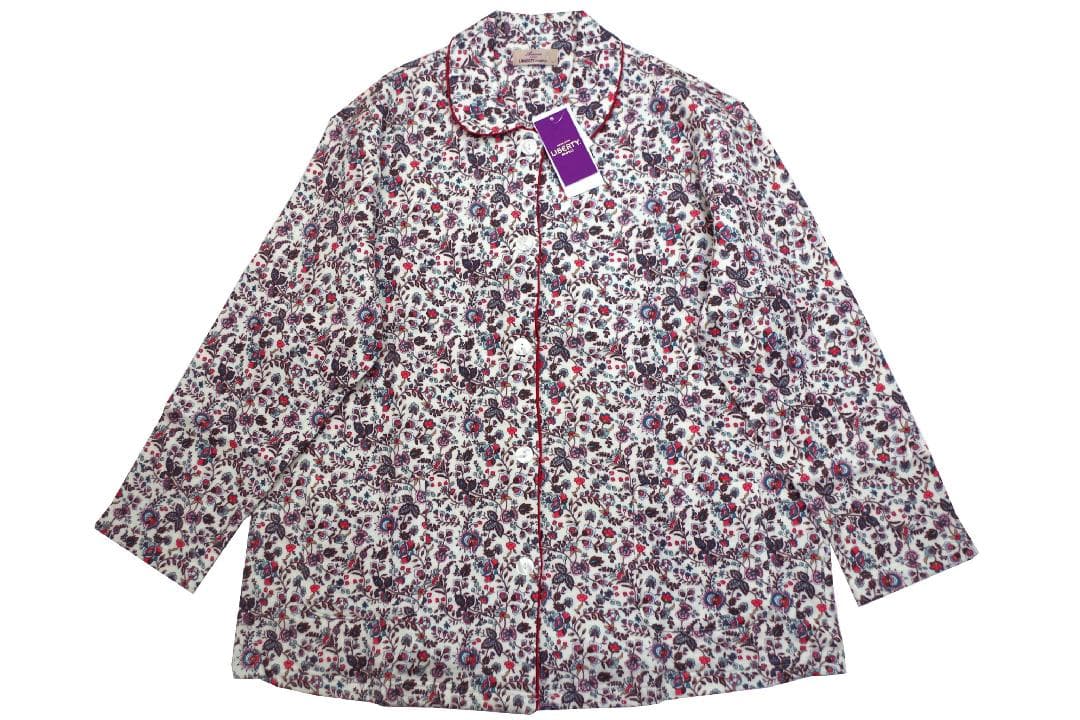 新品】リバティ LIBERTY fabric 中綿入り秋冬物パジャマ（L) 新品