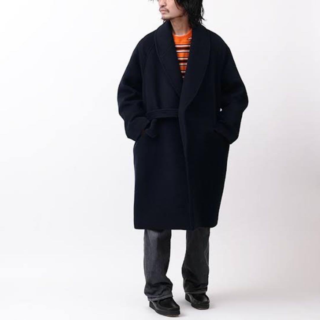 22AW blurhms ブラームス ショール コート カシミヤ 3 - メルカリ