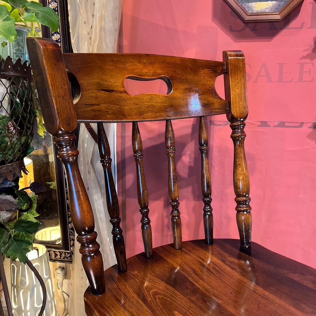 ゆゆゆゆ様専用 ヴィンテージ 板座 スピンドル ウィンザーチェア 幅