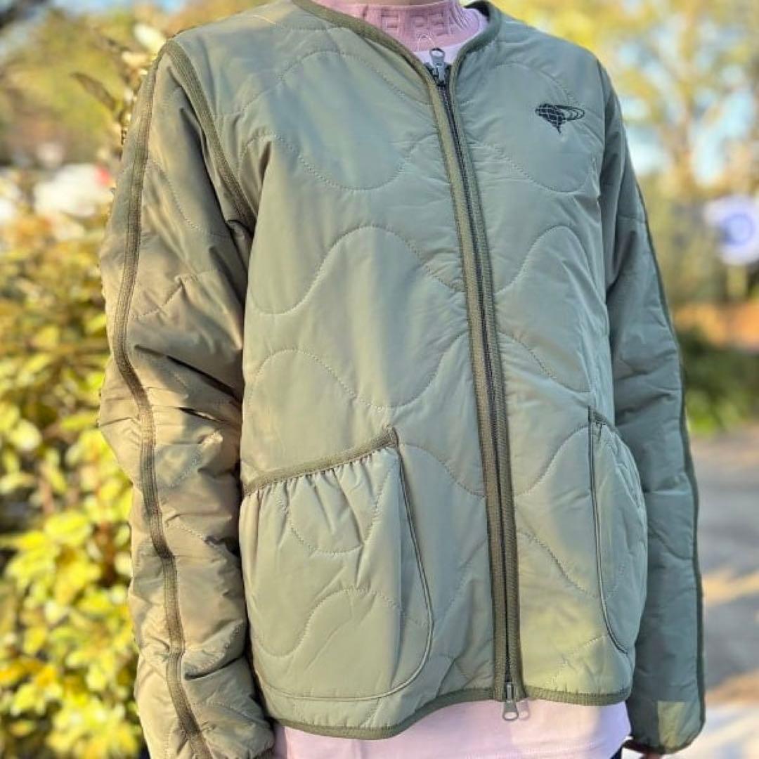 BEAMS GOLF ORANGE LABEL / ノーカラー キルト ブルゾン - メルカリ