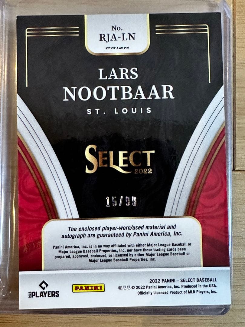 ラーズ・ヌートバー Nootbaar RC 直筆サイン限定ジャージ付